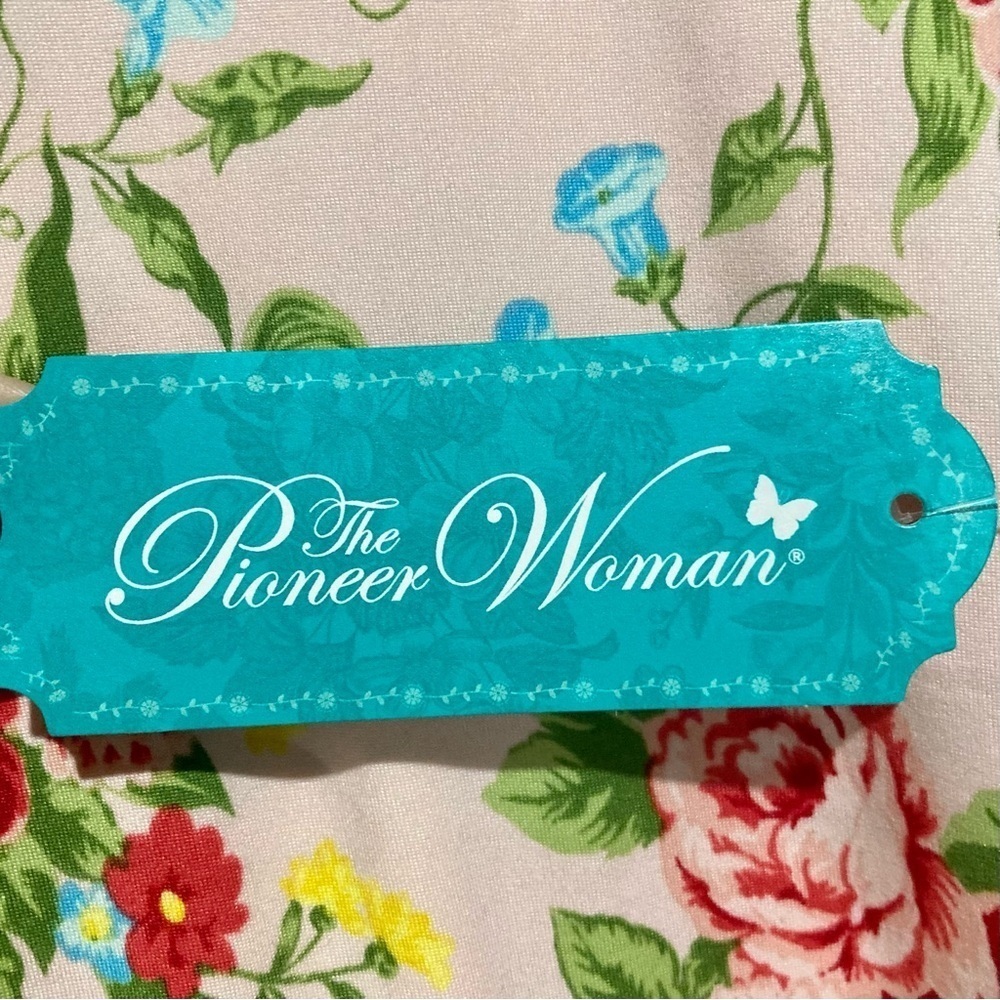 The Pioneer Woman NWT Pink Floral 3/4 Sleeve Blouse, size Large - Picture 4 of 8
